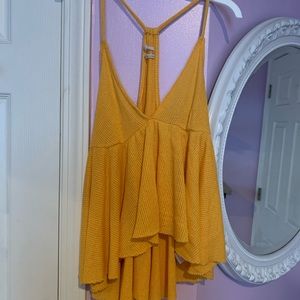 Yellow urban outfitters top- size small